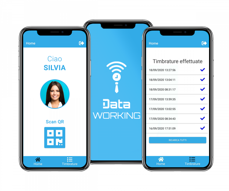 Data Working app screenshot