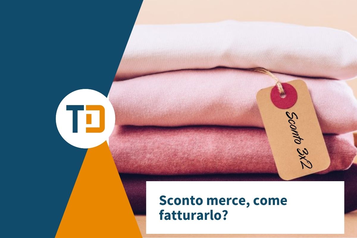 sconto merce prendi 3 paghi 2