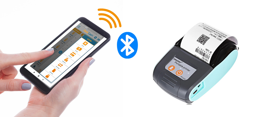 connessione stampante bluetooth data cash