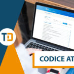 codice ateco sito su laptop