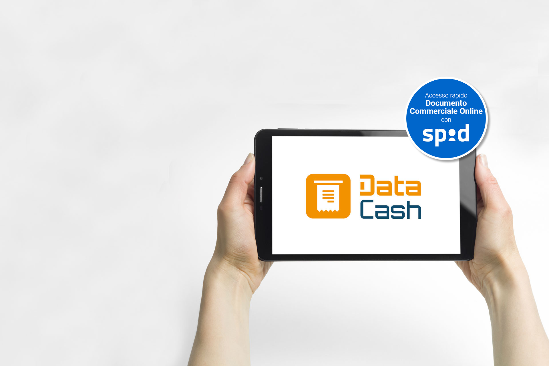 Data Cash app per scontrini elettronici e gestione punto cassa. Accesso a documento commerciale online con SPID