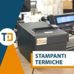 stampante termica con installato Data Cash in ufficio
